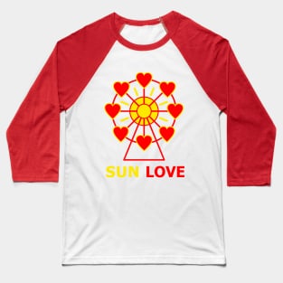 Sun Love Baseball T-Shirt